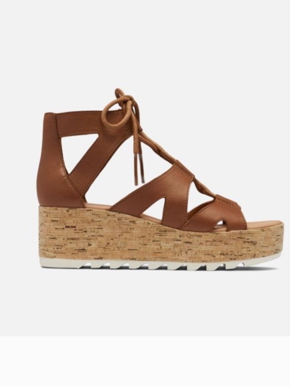 Sorel Cameron Flatform Lace-Up Wedge Sandal